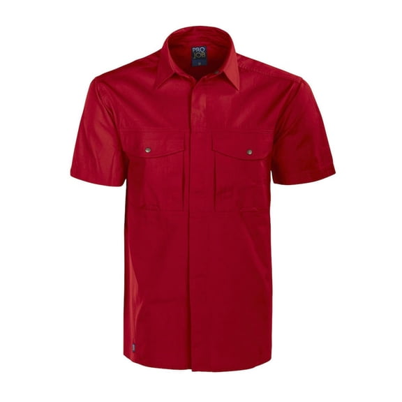Projob Mens Short-Sleeved Formal Shirt