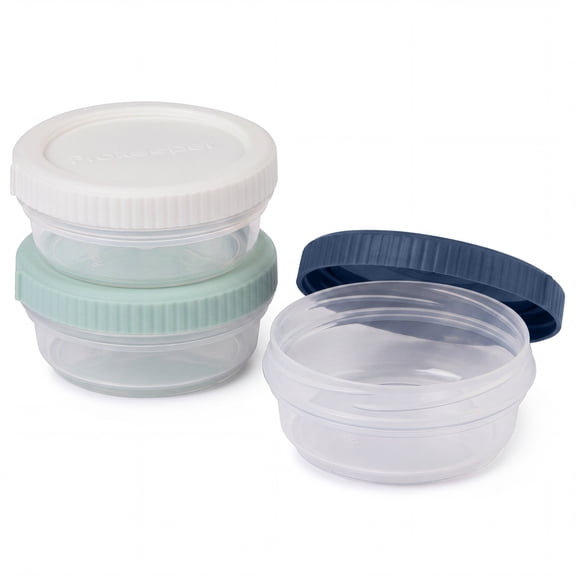 Prokeeper+ Plastic 1/2 Cup Food Storage Containers, Designed to Help with Packed Lunches and Daily Commutes