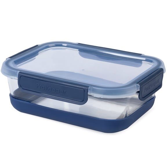 ProKeeper+ 6.1 Cup Glass Food Storage Container with Airtight Silicone Lid