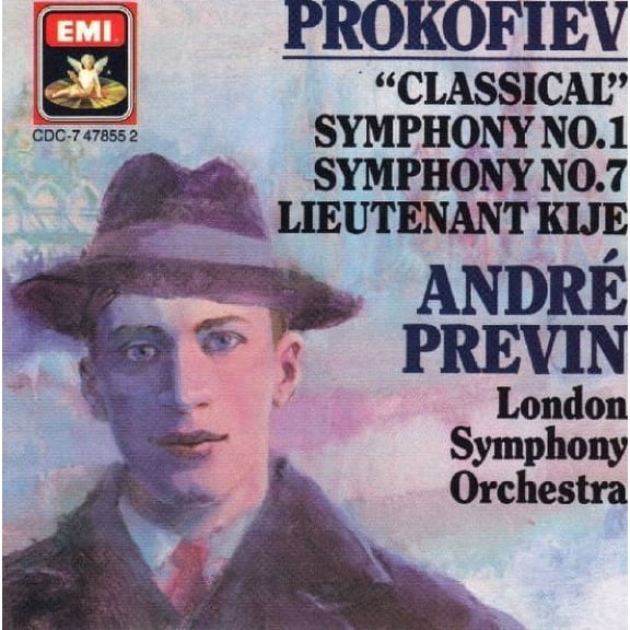 Prokofiev Classical Symphony No>1 Symphony No. 7 Lieutenant Kije (Music CD)