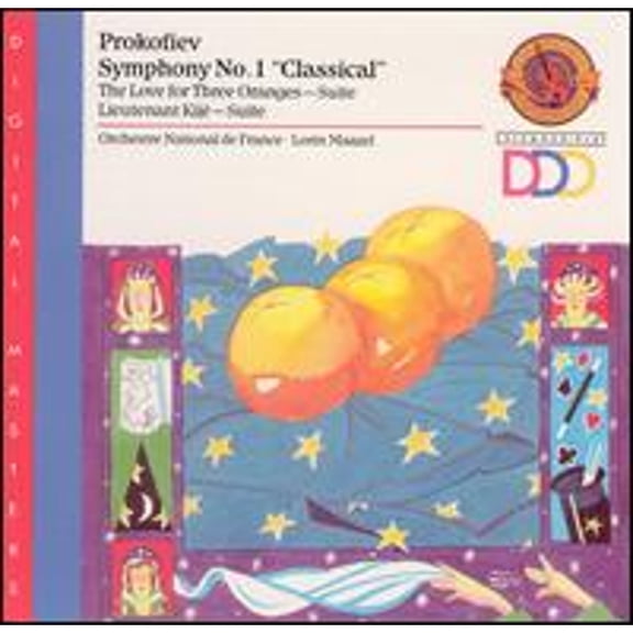 Pre-Owned Prokofiev: Symphony No. 1 "Classical"; The Love for Three Oranges Suite; Lieutenant Kij Suite (CD 0074644650228) by Orchestre National d'Ile de France, Lorin Maazel (conductor)