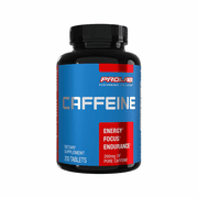 Prolab Nutrition Caffeine Tablets 200mg, Energy Support & Mental Focus, Zero Sugar, Zero Calories, Extra Strength Supplement 200 Tablets