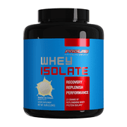 Prolab Nutrition Whey Isolate Protein Powder – Vanilla Ice Cream, 5lb, 23g Protein, 7g BCAAs, Zero Sugar & Fat