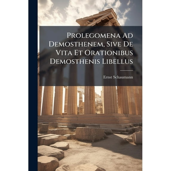 Prolegomena Ad Demosthenem, Sive De Vita Et Orationibus Demosthenis Libellus (Paperback)