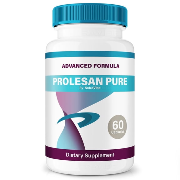 Prolesan Pure Natural Daily Pill Formula Designed to align with Fitness Goals, Support active Lifestyle & Body Balance | Just 2 Easy-to-Swallow Pills Daily (60 Capsules)