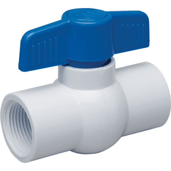 Proline PVC Ball Valve - Schedule 40, Quarter Turn - 1-1/2 In. FIP x 1-1/2 In. FIP