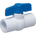 thumbnail image 1 of Proline PVC Ball Valve - Quarter Turn, Durable - 1/2 In. Solvent x 1/2 In. Solvent, 1 of 2