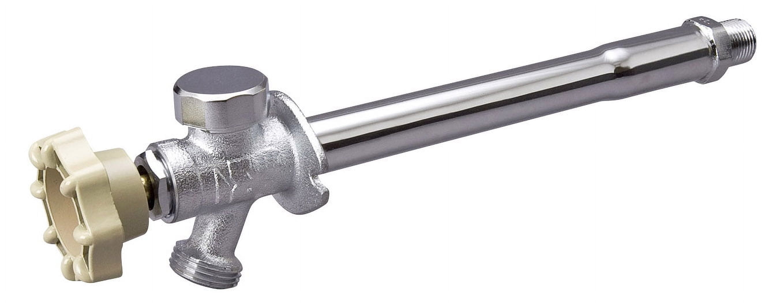 Chrome Plated Frost-Free Anti-Siphon Sillcock Valve, 8-inch