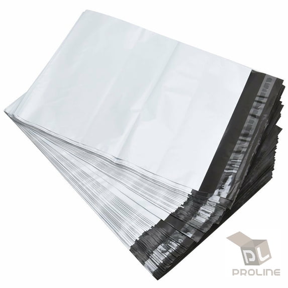 Proline 6" x 9" Poly Mailers Self Sealing Shipping Envelopes (500 Mailers)