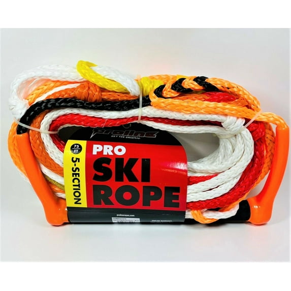 Proline 75' Pro Waterski Rope with 5 Sections