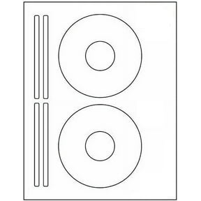 Proline CD/ DVD Laser Ink Jet Labels, White, 200 Count