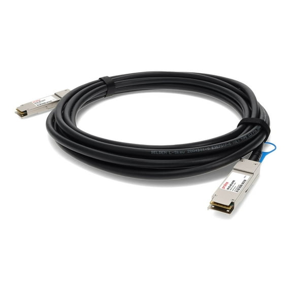 Proline - 40GBase direct attach cable - TAA Compliant - QSFP+ to QSFP+ - 3.3 ft - twinaxial - passive - black - for Cisco Meraki Cloud Managed MS350-24, MS350-24P, MS350-48, MS350-48FP, MS350-48LP