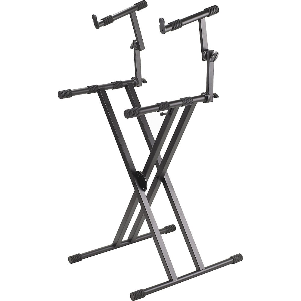 Proline PL402 2-Tier Double X-Braced Keyboard Stand - Walmart.com