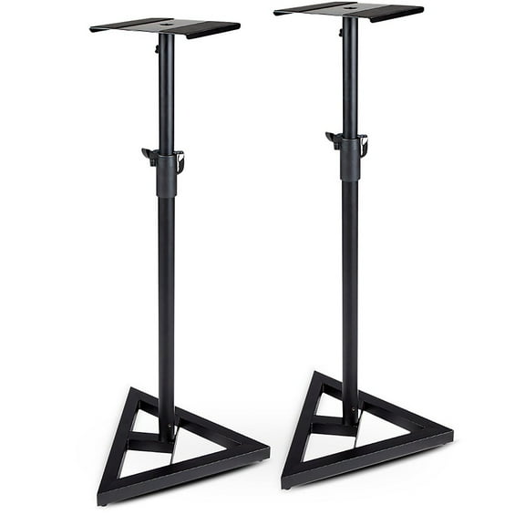 Proline PL6000P Adjustable Studio Monitor Stand - Pair Black