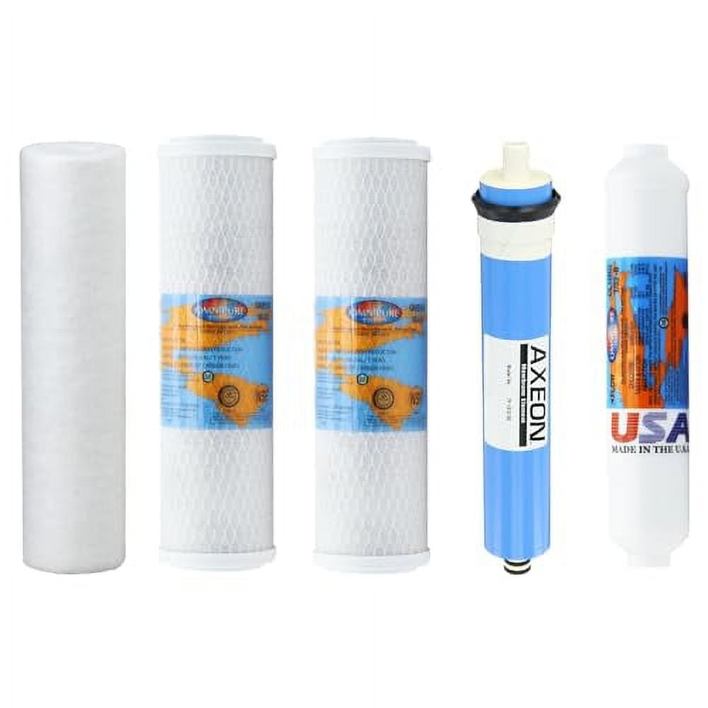 Proline Plus RO Replacement Compatible Filter Kit Made in USA 1Year