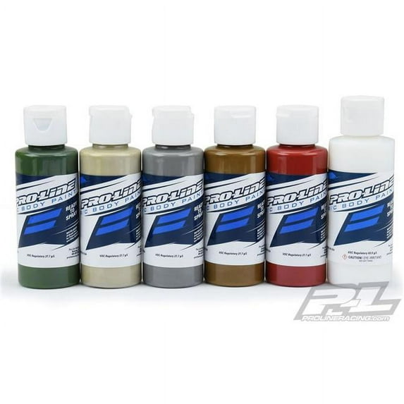 Proline Racing PRO632304 RC Body Paint Military Set, Pack of 6