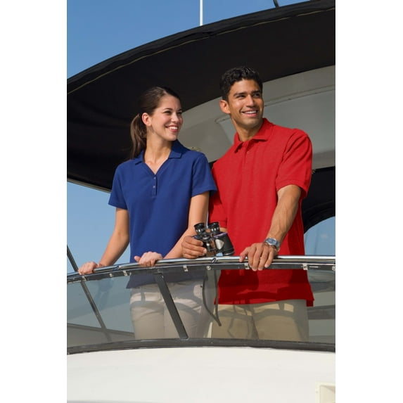 Proline Sportswear 4444 Pro-Wear Men's Polo Shirt-Red/White-5XL