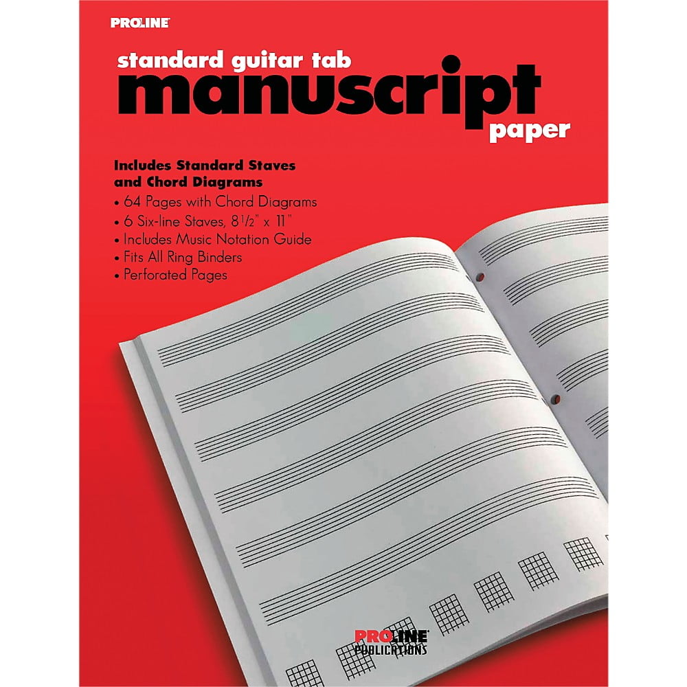Quaderno Per Tablature Ukulele - 120 Pagine Bianche 8.5x11 - Foto 8