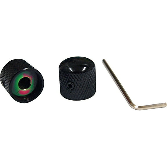 Proline T-Style Dome Knob 2 Pack Black