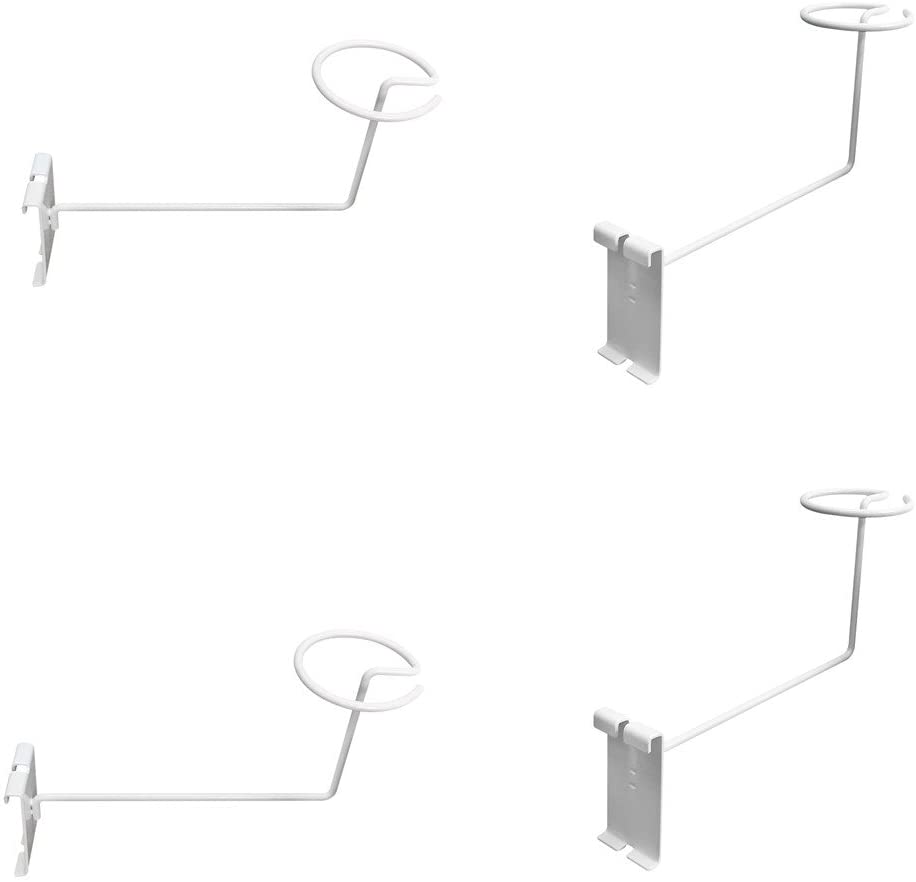 Gridwall Hat Rack Prolinemax 4 Pc White Hat Racks Wire Grid Wall Cap Slat Panels Gridwall ...