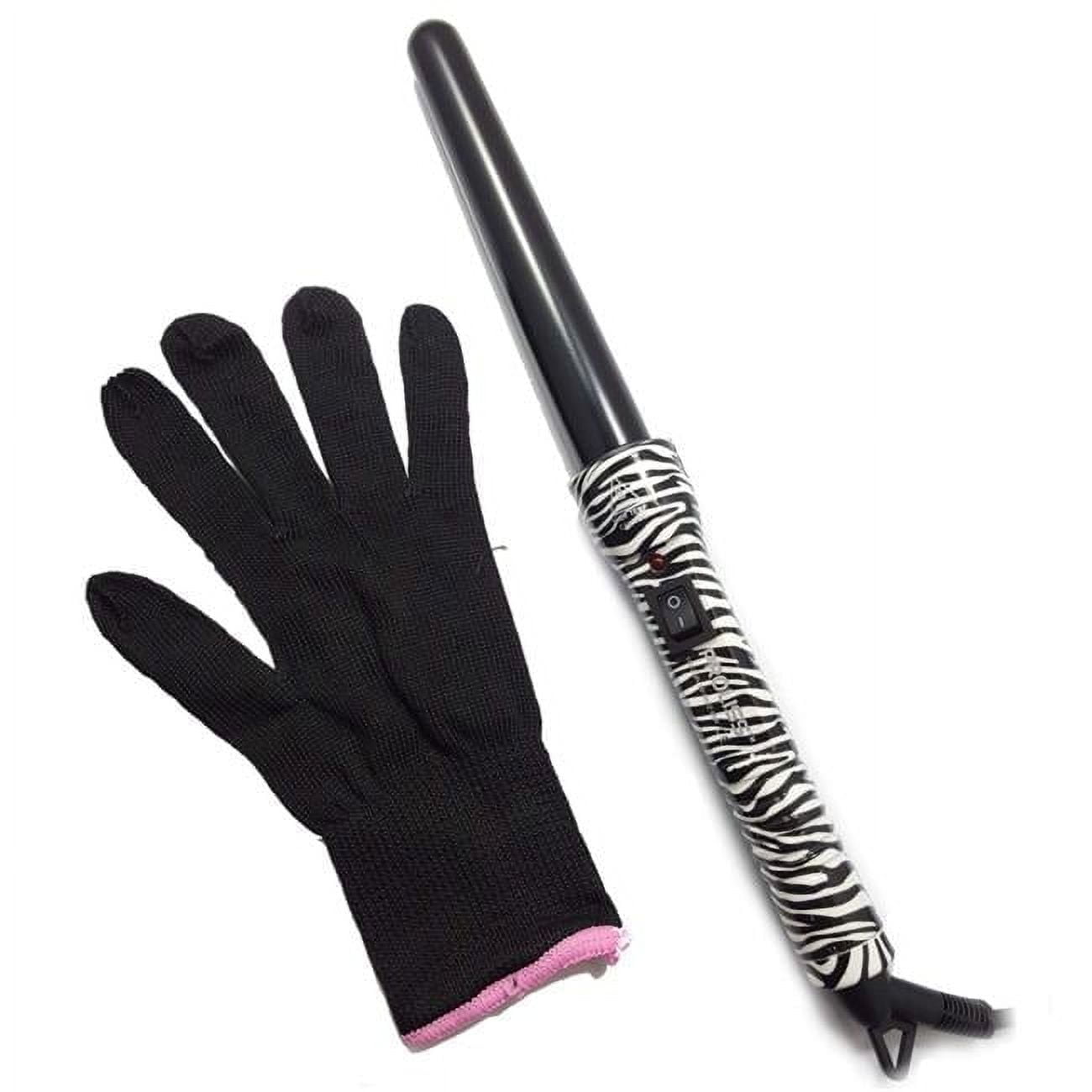ISO Beauty The Twister - 25-18mm Tapered Tourmaline-Infused Ceramic Pro Curling Wand w/ Cool Tip main image 1