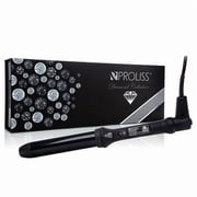 Proliss The Twister - 32mm Digital Tourmaline-Infused Ceramic Pro Curling Wand w/ Cool Tip - Diamond Collection - Matte Black