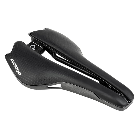 Prologo Choice Nack 140mm Saddle Black w/ Carbon Rails