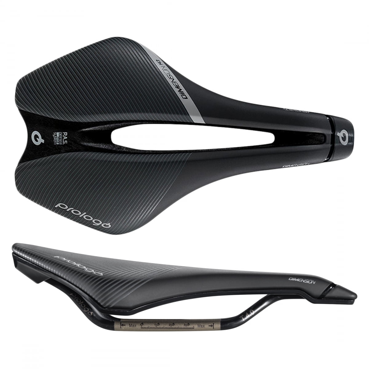 Prologo Dimension Saddle - T4.0, Hard Black, 143 mm Prologo Dimension Saddle - T4.0, Hard Black, 143 mm