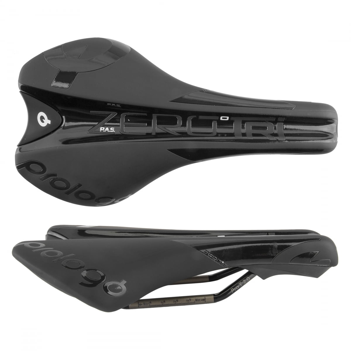 Prologo Zero TRI PAS Triathlon Light Foam Black 136mm Width Microfiber