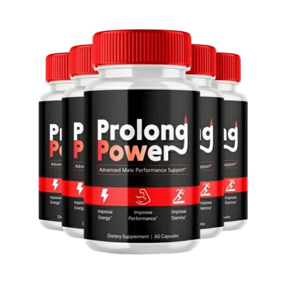 Prolong Power Pills, Prolong Power Supplement Capsules, 5 Pack, 300 Capsules