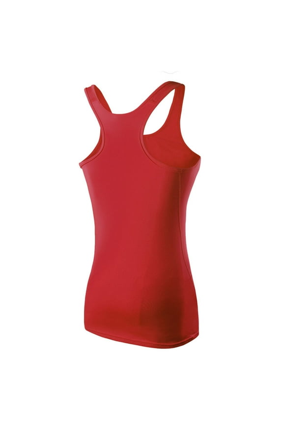 Athletic Gym Workout Tops for Women Yoga Tops Women Sportswear Vest Fitness Tight Sleeveless Running Shirt Tank Top for Women, Womens Tops Red M