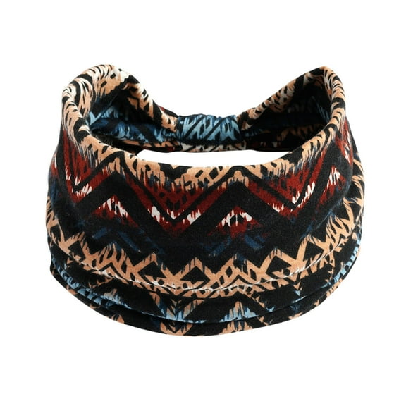 Prolriy Bandana Headbands for Women Elastic Headband Hair Headband Yoga Hijab Exercise Wicking Headband Elastic Non Slip Headband Knotted Running Sports Headband Hair Accessories for Women Khaki