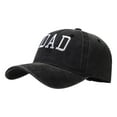 thumbnail image 1 of Prolriy Baseball Cap Hats for Women Mom and Dad Hats Fathers Mom Dad Hat Embroidered Adjustable Baseball Caps for Couples Parents Hats for Men Black1 A, 1 of 4