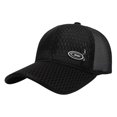thumbnail image 1 of Prolriy Baseball Cap Hats for Men Women Baseball Caps Outdoor Sports Casual Breathable Mesh Hat Sunshade Hat Trucker Hat Black, 1 of 3