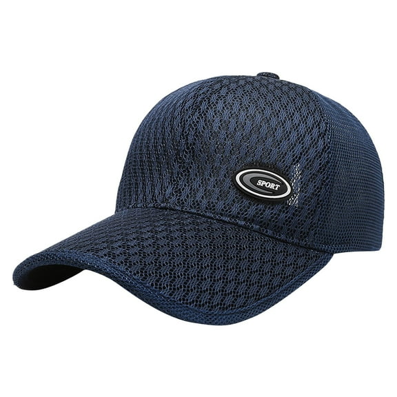 Prolriy Baseball Cap Hats for Men Women Baseball Caps Outdoor Sports Casual Breathable Mesh Hat Sunshade Hat Trucker Hat Navy
