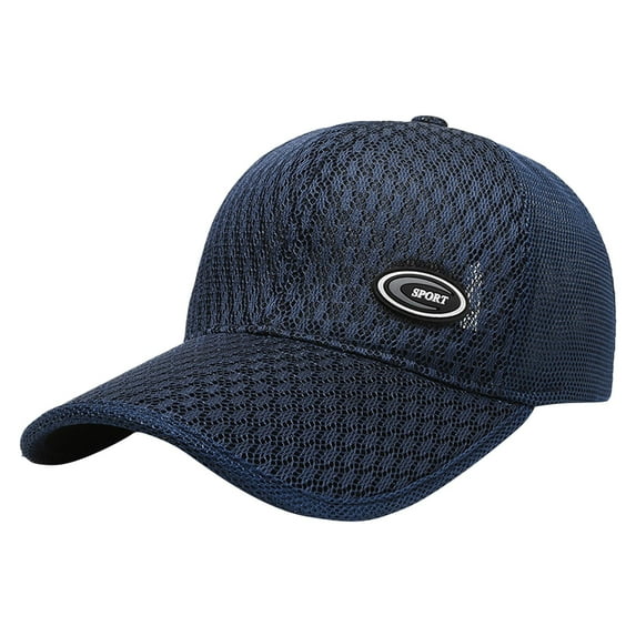 Prolriy Baseball Cap Hats for Men Women Baseball Caps Outdoor Sports Casual Breathable Mesh Hat Sunshade Hat Trucker Hat Navy