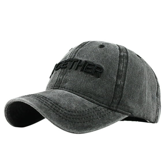 Prolriy Baseball Cap Hats for Men Women Baseball Cotton High Caps Embroidered Quality Outdoor Unisex Unisex Baseball Caps Trucker Hat Black