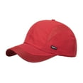 thumbnail image 1 of Prolriy Baseball Cap Hats for Men Women Fashion Women Men Sport Mountain Climbing Breathable Beach Baseball Cap Hip Hop Hat Sun Hat Trucker Hat Red, 1 of 5