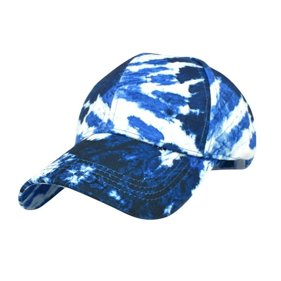 Prolriy Baseball Cap Hats for Men Women Hat Baseball Men Tie-Dyed Sun Fashion Unisex Hip Hat Hop Cap Adjustable Women Baseball Caps Trucker Hat Blue