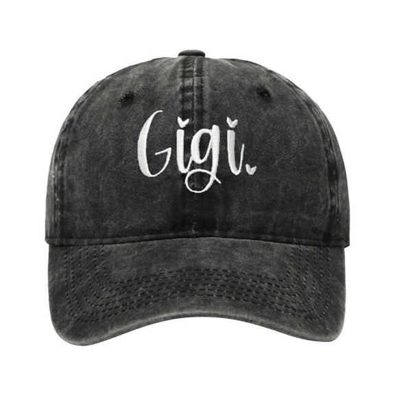 Prolriy Baseball Cap Hats for Men Women Letters Print Retro Embroidered Polyester Baseball Hats for Women Trucker Hat Black A