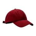 thumbnail image 1 of Prolriy Baseball Cap Hats for Men Women, Mens and Womens Summer Fashion Casual Baseball Caps Cap Hats Trucker Hat Wine, 1 of 1