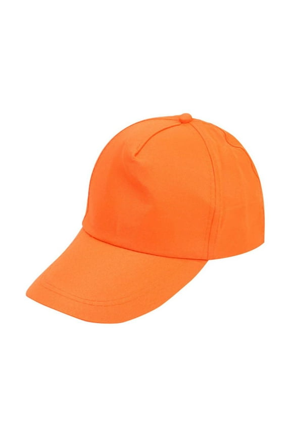 Baseball Cap Hats for Women Unisex Hat Color Hat Solid Hat Polyester Hat Fashion Caps&Hats Womens Hats Orange