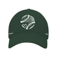 thumbnail image 1 of Prolriy Baseball Cap, Washed Baseball Pattern with Printed Baseball Caps on Both Sides Sun Hats for Women Green, 1 of 4