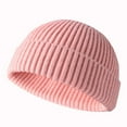 thumbnail image 1 of Prolriy Beanies Hats Men Acrylic Winter Womens Knit Knitted Hat Cap Men Warm for Women Baseball Caps Brimless Caps Hats for Men Pink One Size, 1 of 1