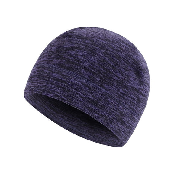 Prolriy Beanies Hats Men Autumn and Winter Men's and Women's Outdoor Fleece Hat Sports Cold Proof Wind Proof Warm Mountaineering Cycling Hat Hats for Men Navy