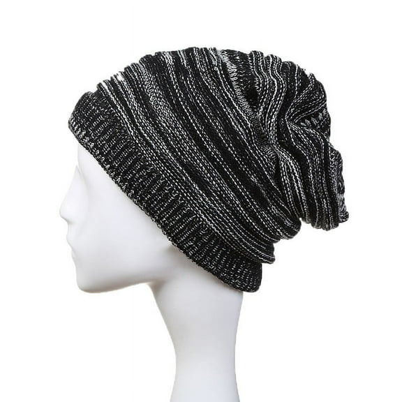 Prolriy Beanies Hats Men Casual Hats Women's Knit Caps Warm Hats Couples Hats Wool Beanie Winter Hats for Women Black