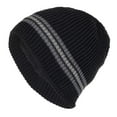 thumbnail image 1 of Prolriy Beanies Hats Men Outdoor Neutral Warm Winter Woolen Hats Knitted Printing Plush Adult Hat Keep Baseball Caps Wool Beanie Winter Hats for Women Black, 1 of 5
