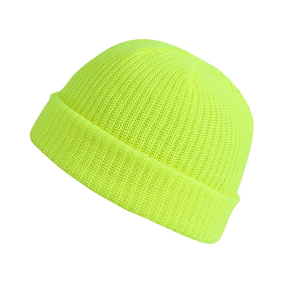 Prolriy Beanies Hats Men Unisex Fashion Warm Winter Casual Knitted Hat Solid Color All- Hat Wool Beanie Winter Hats for Women Green
