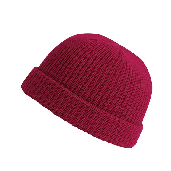 Prolriy Beanies Hats Men Unisex Fashion Warm Winter Casual Knitted Hat Solid Color All- Hat Wool Beanie Winter Hats for Women Wine
