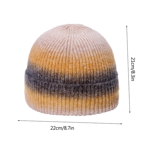 Prolriy Beanies Hats Men Warm and Beanie Winter Knit Cap Pom Mens Hats Hat Knitted Mens and Womens for Women with Faux Baseball Caps Wool Beanie Winter Hats for Women A